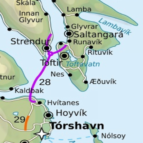 Îles Féroé, tunnel Runavik Strendu Tórshavn Îles Féroé, tunnel Runavik Strendu Tórshavn