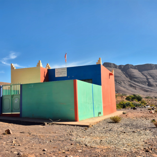 Une école maternelle. maroc djebel saghro treks jour2