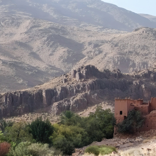 La Casbah d'Assaka. Maroc Djebel Saghro trek jour 4