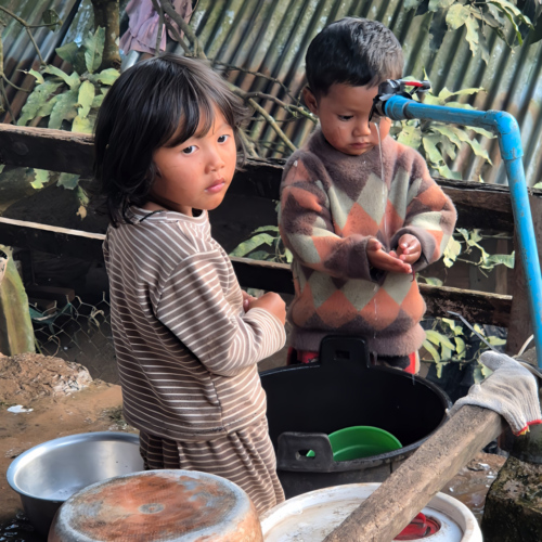 Laos Trek dans les montagnes du Nord, Ban Bounphieng. Laos Trek dans les montagnes du Nord, Ban Bounphieng.