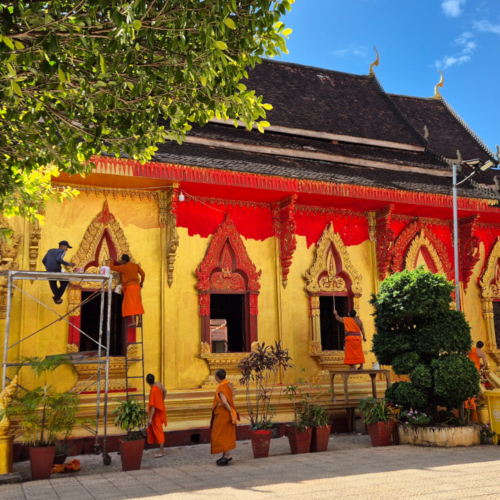 Laos Pakse Wat Luang Laos Pakse Wat Luang