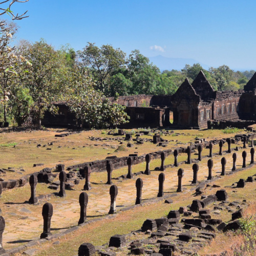 Laos temple Wat Phu Laos temple Wat Phu