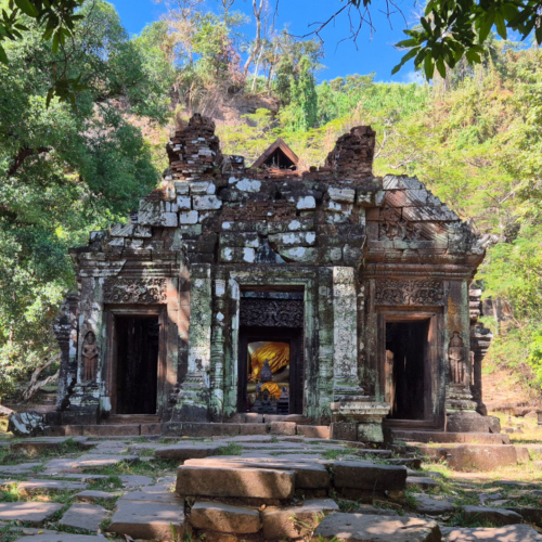 Laos temple Wat Phu Laos temple Wat Phu