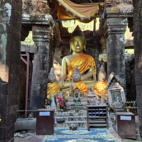 Laos temple Wat Phu Laos temple Wat Phu