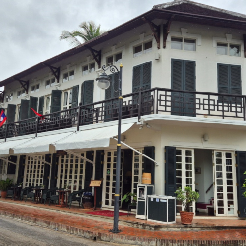 Luang Prabang Maisons coloniales. Laos Luang Prabang Maisons coloniales