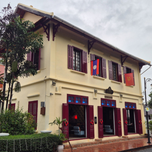 Luang Prabang Maisons coloniales. Laos Luang Prabang Maisons coloniales