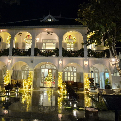 Luang Prabang Maisons coloniales. Laos Luang Prabang Maisons coloniales