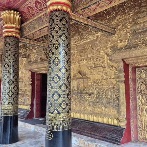 Laos Luang Prabang le Wat Mai. Laos Luang Prabang le Wat Mai