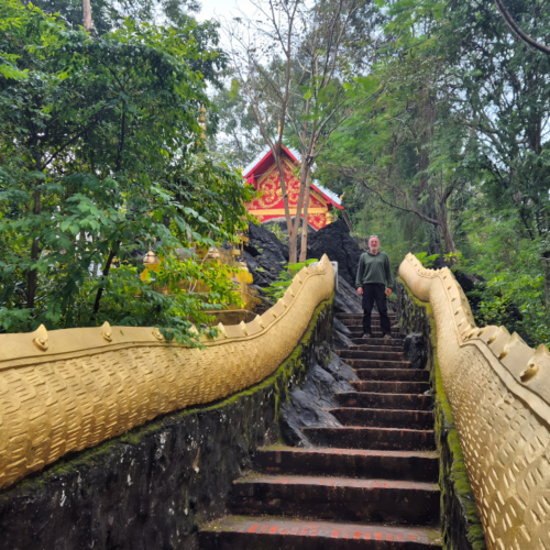 Luang Prabang le Mont Phousi. Laos Luang Prabang le Mont Phousi