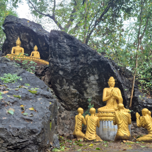 Luang Prabang le Mont Phousi. Laos Luang Prabang le Mont Phousi