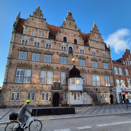 Danemark Aalborg.
La Maison de Jens Bangs. Danemark Aalborg