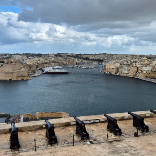 Malte La Valette.
Vue sur les trois cités. Malte La Valette