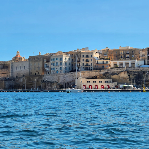 Malte La Valette le tour du Grand Port
L'entrée du port de Birgu Malte La Valette le tour du Grand Port