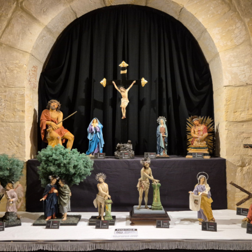 Malte Is Siggiewi.
Wirja, exposition du chemin de croix du Christ. Malte Is Siggiewi