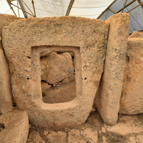 Malte le Temple Ħaġar Qim. Malte le Temple Hagar Qim