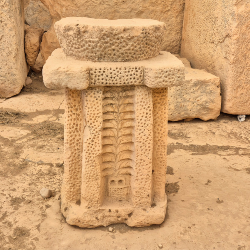 Malte le Temple Ħaġar Qim. Malte le Temple Hagar Qim