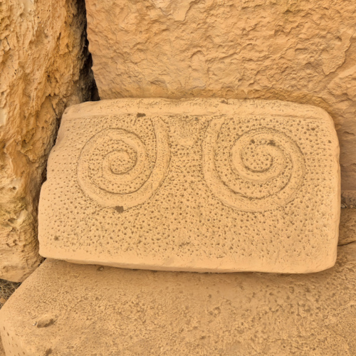 Malte le Temple Ħaġar Qim. Malte le Temple Hagar Qim