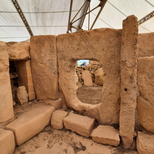 Malte le Temple Ħaġar Qim. Malte le Temple Hagar Qim