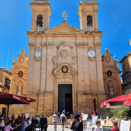 Gozo, Victoria (Rabat) La Basilique St George. Gozo Victoria Rabat Basilique St George