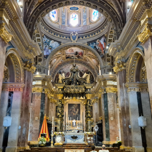 Gozo, Victoria (Rabat) La Basilique St George. Gozo Victoria Rabat Basilique St George