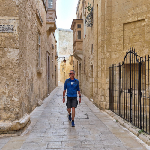 Malte, les ruelles de Mdina. Malte Mdina