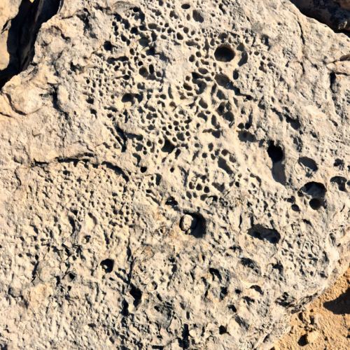 Bardenas Reales, épaisse couche de grès. Bardenas Reales