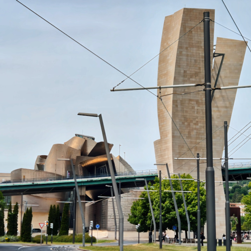 Bilbao, en vue du Musée Guggenheim. Bilbao