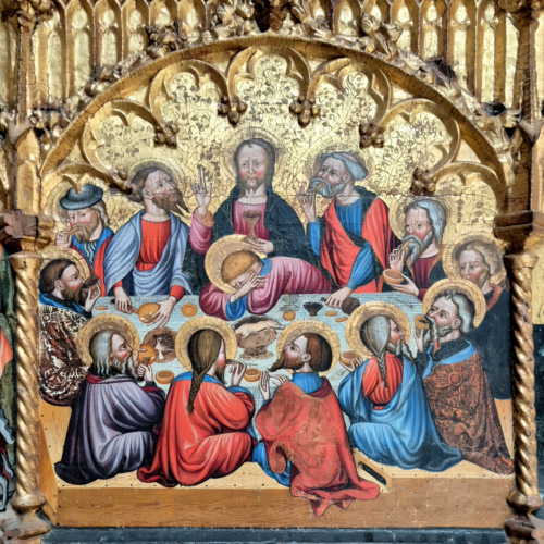 Cathédrale de Tudela La Chapelle Notre Dame de l'espérance tombeau de Francés de
Vvillaespesa. Cathédrale de Tudela La Chapelle Notre Dame de l'espérance retable