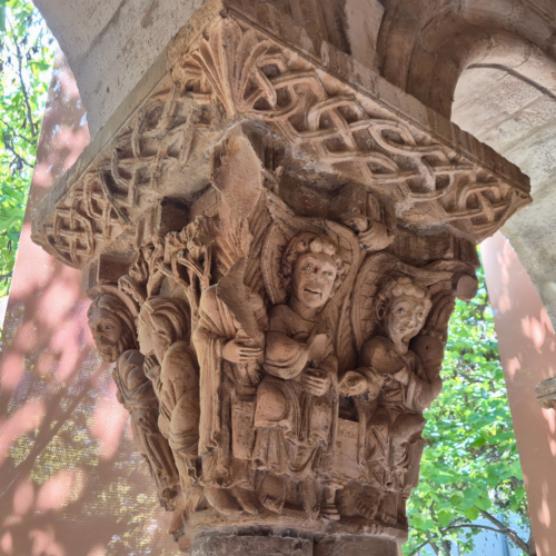Cathédrale de Tudela Le cloître roman. Cathédrale de Tudela Le cloitre