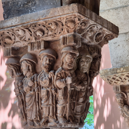 Cathédrale de Tudela Le cloître roman. Cathédrale de Tudela Le cloitre