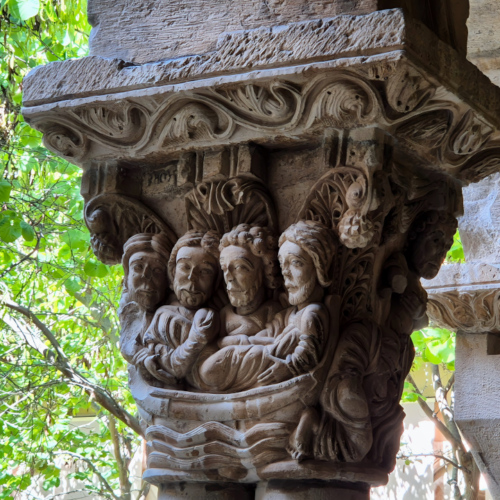 Cathédrale de Tudela Le cloître roman. Cathédrale de Tudela Le cloitre