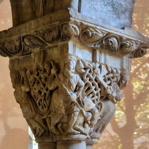 Cathédrale de Tudela Le cloître roman. Cathédrale de Tudela Le cloitre