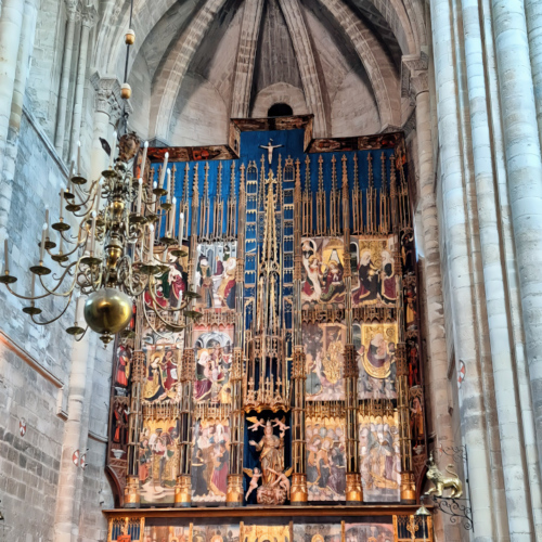 Cathédrale de Tudela Maître Autel et Retable Santa Maria Cathédrale de Tudela Maître Autel et Retable Santa Maria