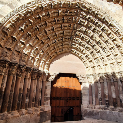 Cathédrale de Tudela Porte Ouest du Jugement Cathédrale de Tudela Porte Ouest du Jugement