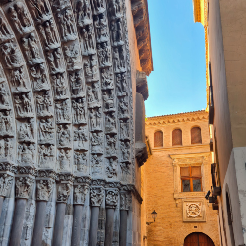 Cathédrale de Tudela Porte Ouest du Jugement Cathédrale de Tudela Porte Ouest du Jugement