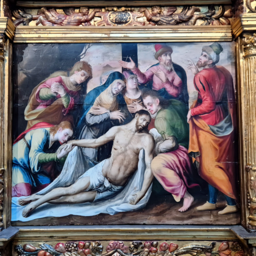 Cathédrale de Tudela La Chapelle Saint Martin et le retable Cathédrale de Tudela La Chapelle Saint Martin et le retable