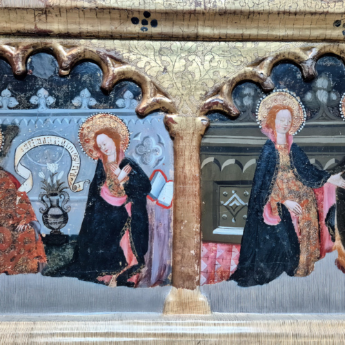 Cathédrale de Tudela La Chapelle Saint-Joachim retable de Sainte Catherine Cathédrale de Tudela La Chapelle Saint-Joachim retable de Sainte Catherine