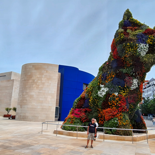 Musée Guggenheim, Jeff Koons, Puppy. Musée Guggenheim Jeff Koons