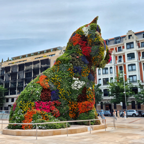 Musée Guggenheim, Jeff Koons, Puppy. Musée Guggenheim Jeff Koons