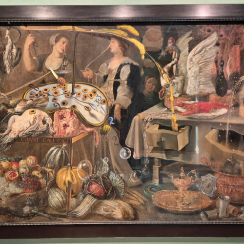 Quand ça tombe, ça tombe. Les toiles du Théâtre Musée Dalí.