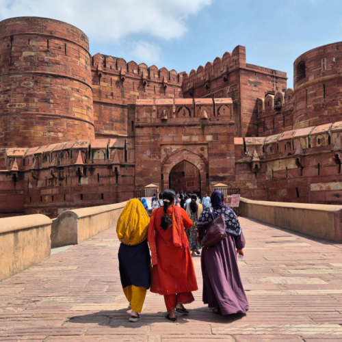 Inde Agra Fort Rouge Inde Agra Fort Rouge