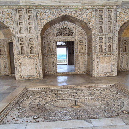 Inde Agra Fort Rouge Inde Agra Fort Rouge