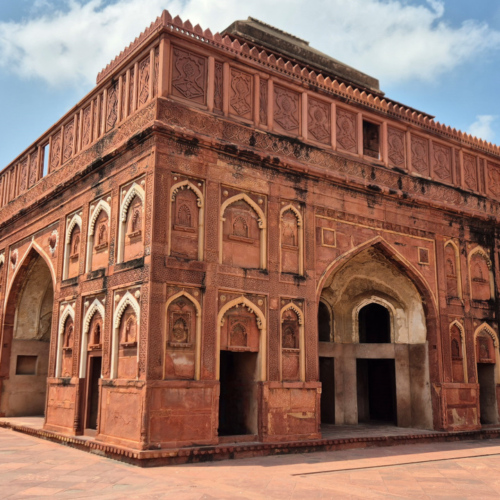 Inde Agra Fort Rouge Inde Agra Fort Rouge