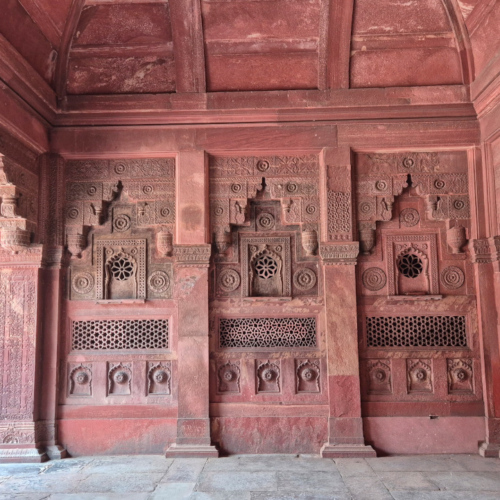 Inde Agra Fort Rouge Inde Agra Fort Rouge