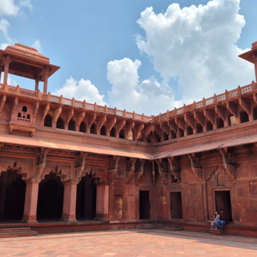 Inde Agra Fort Rouge Inde Agra Fort Rouge