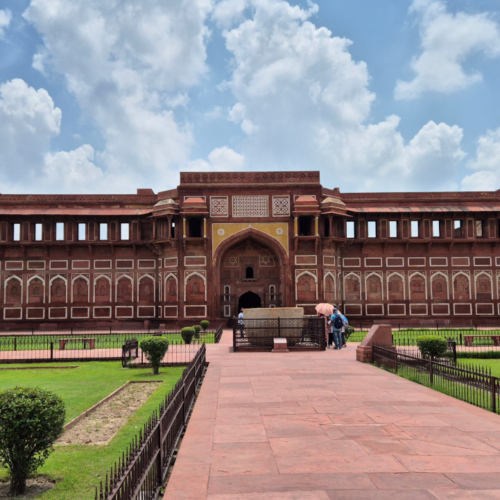 Inde Agra Fort Rouge Inde Agra Fort Rouge