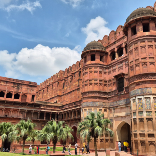 Inde Agra Fort Rouge Inde Agra Fort Rouge