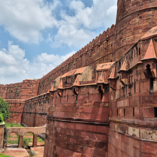 Inde Agra Fort Rouge Inde Agra Fort Rouge
