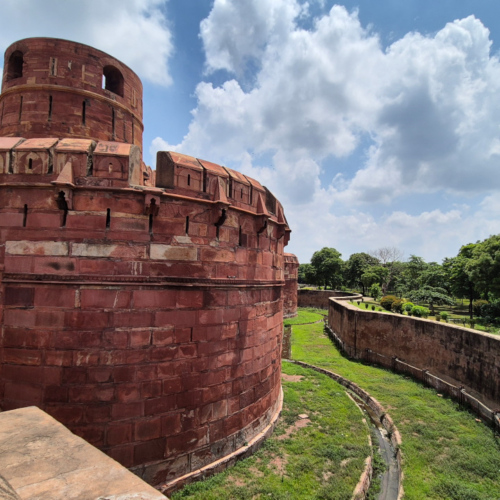 Inde Agra Fort Rouge Inde Agra Fort Rouge