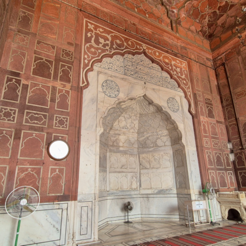 Inde Delhi La Mosquée Jama Masjid. Inde Delhi Mosquée Jama Masjid